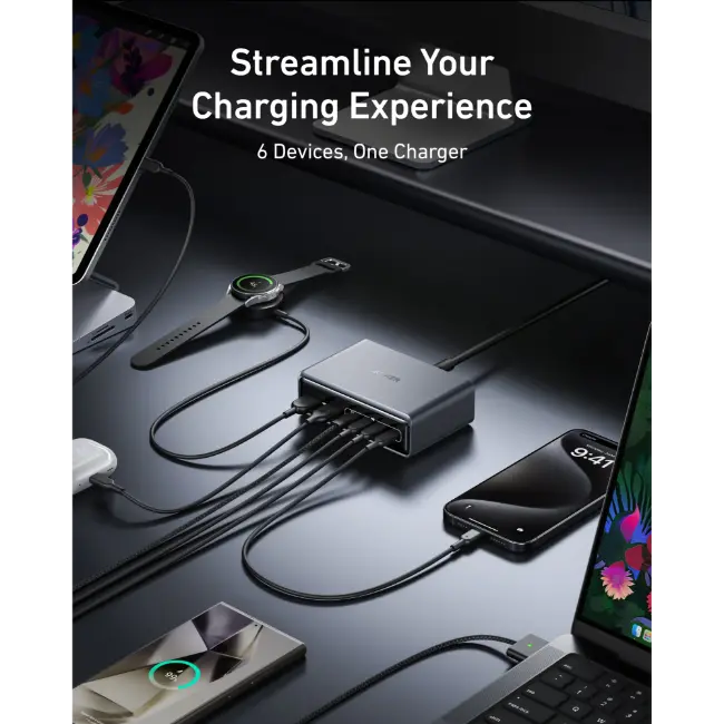 Anker Prime Charging Station | 200W | 6 Ports | A2683241 - Image 4