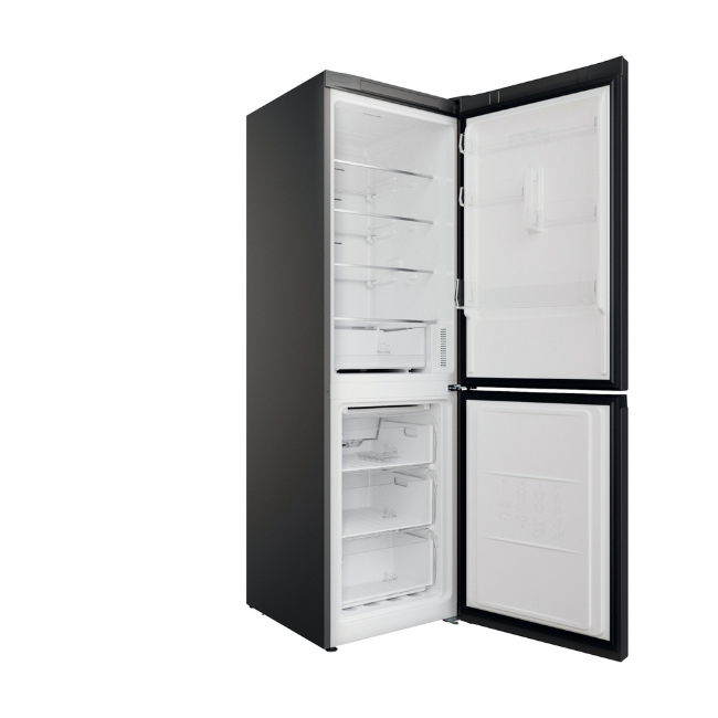 Hotpoint Freestanding Fridge Freezer - Black | H5X82OSK - Image 4 Hotpoint Freestanding Fridge Freezer - Black | H5X82OSK - Image 4
