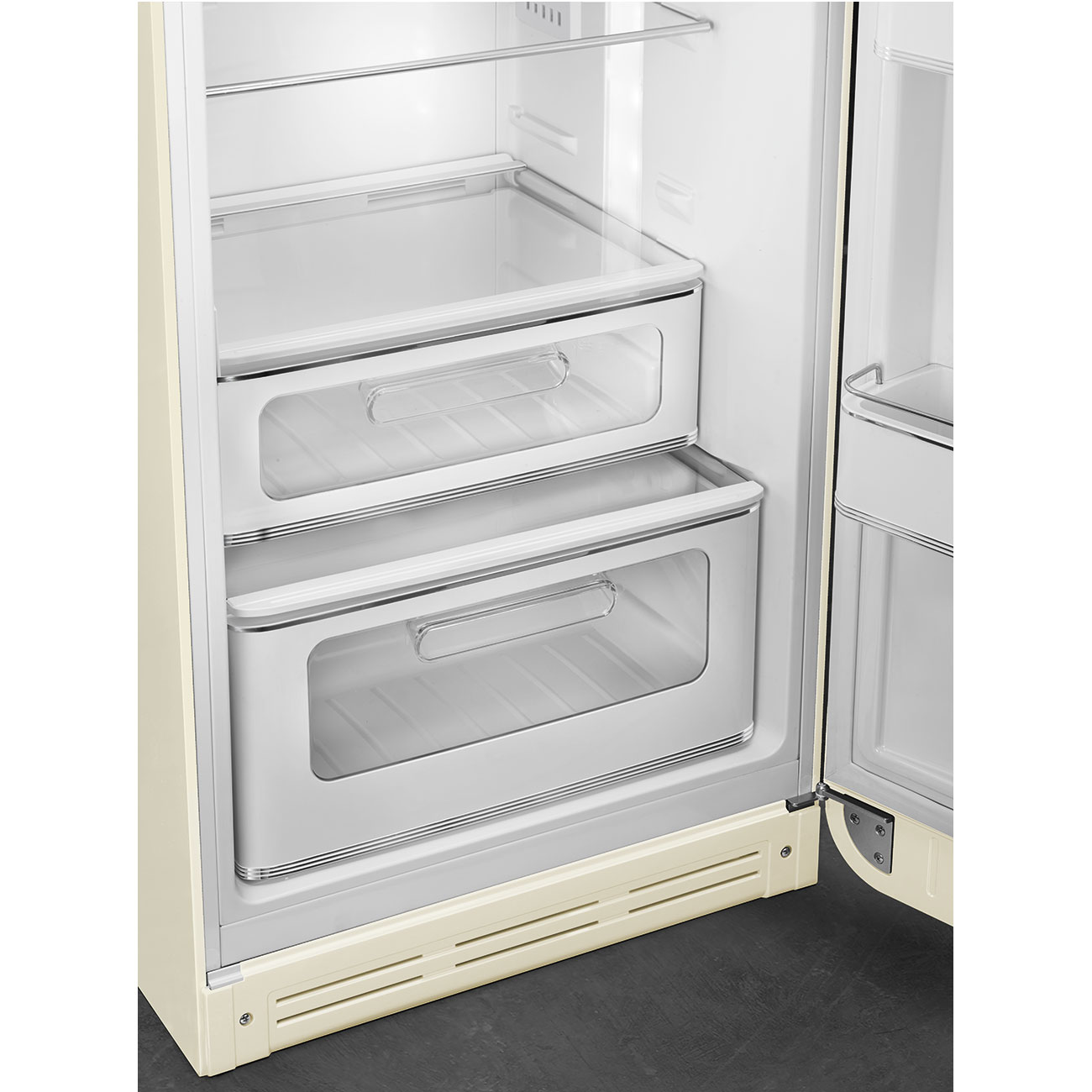Smeg Fridge Freezer Cream Rhh | FAB30RCR5UK - Image 5