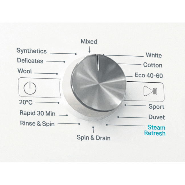 Whirlpool FreshCare+ Washing Machine 8kg 1400sp - White | FFB8469WVUK - Image 5