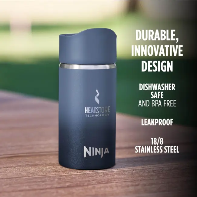 Ninja Sip Perfect Travel Mug | 300ml | Blue | DW1203EUUKNV - Image 4