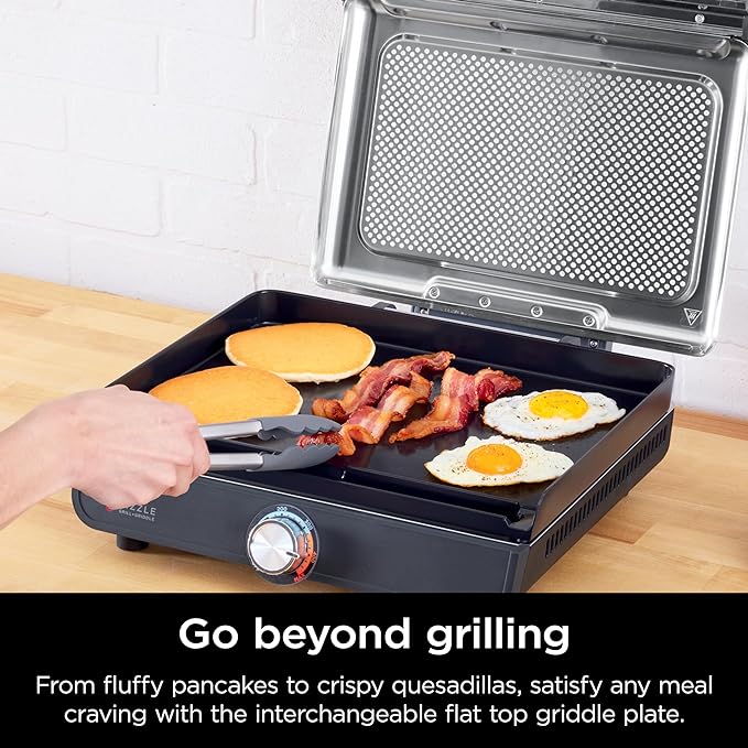 Ninja Sizzle Low Smoke Indoor Grill & Flat Plate | GR101UK - Image 6 Ninja Sizzle Low Smoke Indoor Grill & Flat Plate | GR101UK - Image 6