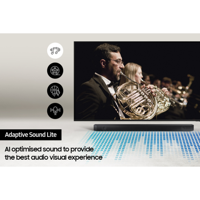 Samsung S50B S-Series Lifestyle Soundbar 3.0ch Ultra Slimline - Black | HW-S50B-XU - Image 9