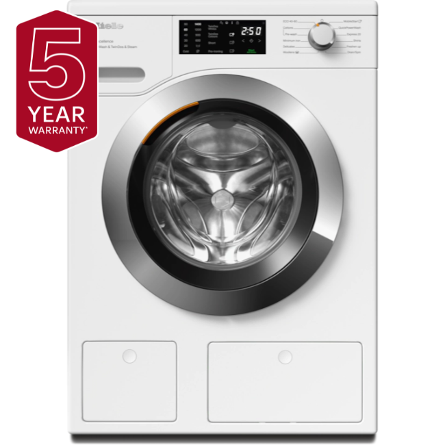 Miele Freestanding Washing Machine 9kg - White | WEG885-WCS - Image 2