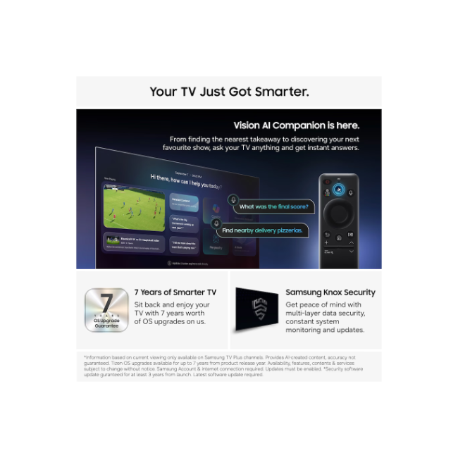 Samsung 65" OLED S85H 4K Vision AI Smart TV - Black | QE65S85HAEXXU - Image 3