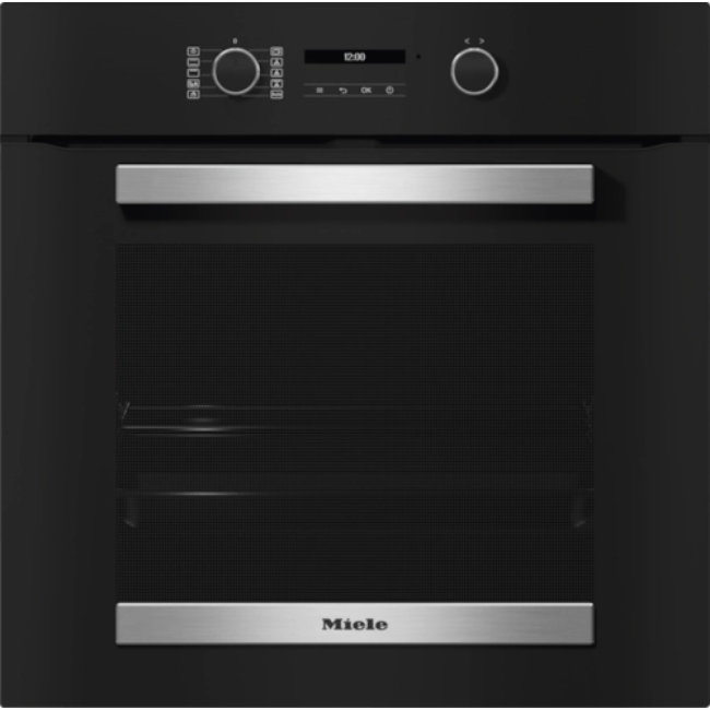 Miele ACTIVE Single Oven - Obsidian black stainless steel | H2465BP