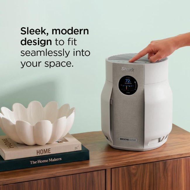 Shark BreatheClear Compact Pro Smart Air Purifier | Dove | HP062UK - Image 11