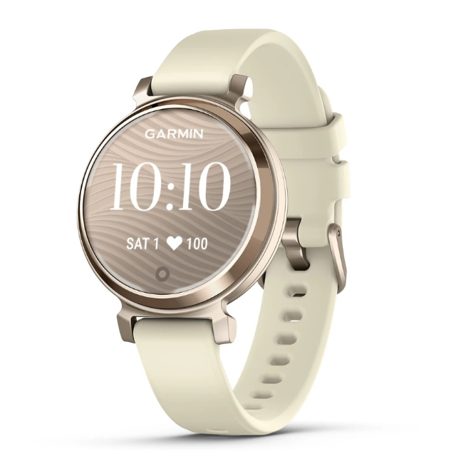 Garmin Lily 2 | Cream Gold with Coconut Silicone Band | 010-02839-00 Garmin Lily 2 | Cream Gold with Coconut Silicone Band | 010-02839-00