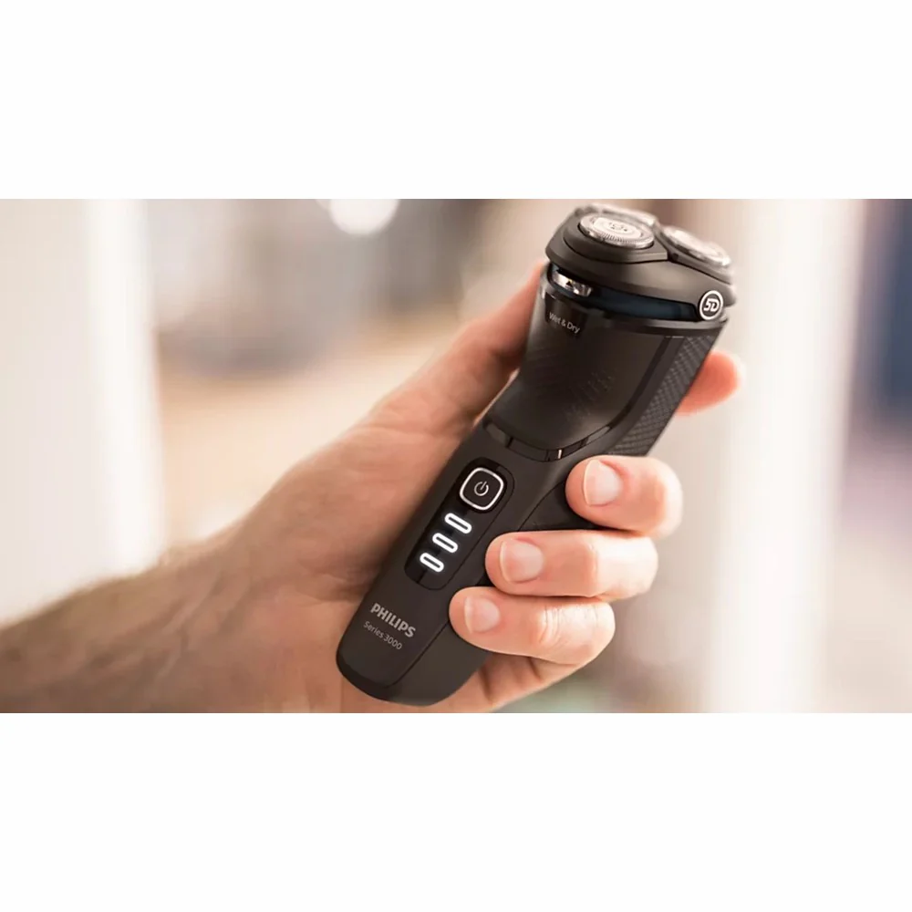 Philips Wet Or Dry Electric Shaver Series 3000 - Black | S3231-52 - Image 7