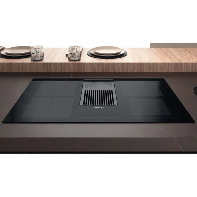 Hotpoint 83cm Vented Induction Hob - 4 Zone | PVH92BK - Image 5