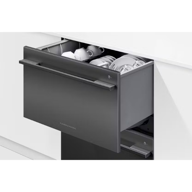 Fisher Paykel Double Integrated Dishwasher -  Black Stainless Steel | DD60DDFHB9 - Image 4