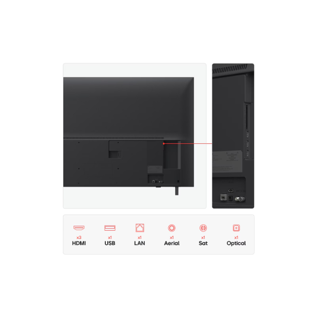 LG 43" UHD Ai Ua75 4k Smart TV - Black | 43UA75006LA.AEK - Image 6