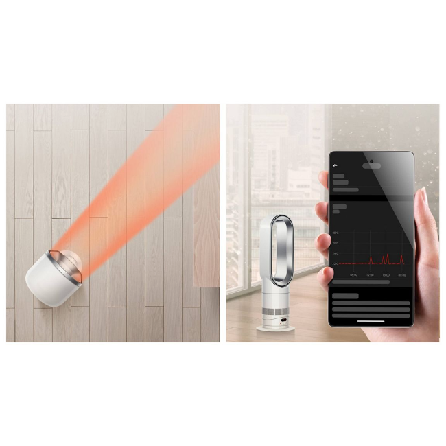 Dyson Hot+Cool HF1 Smart Fan - White | 586344-01 - Image 6