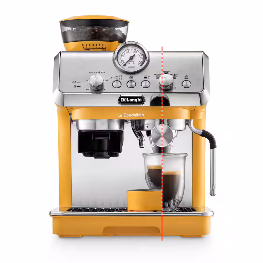 Delonghi La Specialista Bean To Cup Coffee Machine | Yellow | EC9155.YE - Image 2