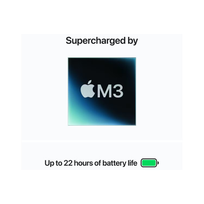 Apple 14" Macbook Pro M3 10Core GPU | 8GB Ram & 1TB SSD | Silver | MR7K3B/A - Image 8