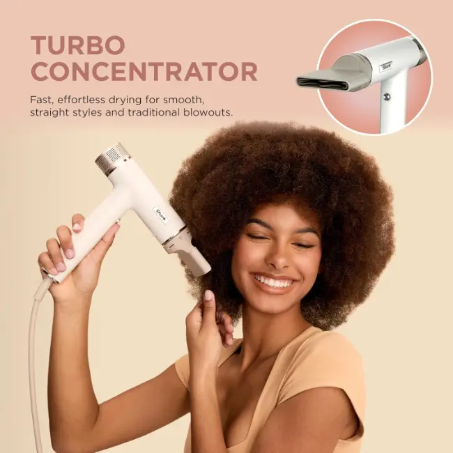 Shark SpeedStyle Essential High Velocity Hairdryer | Silk | HD301UK - Image 4 Shark SpeedStyle Essential High Velocity Hairdryer | Silk | HD301UK - Image 4