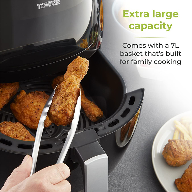 Tower  Vortx Vizion 7Ltr Digital Air Fryer | T17072 - Image 4