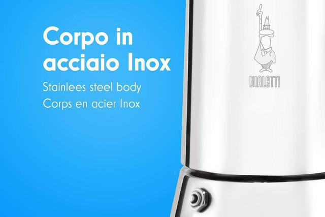 Bialetti  NEW Venus 2 Cup, Non-Induction - Coffee Maker – Stainless Steel - Silver | 7252 - Image 3