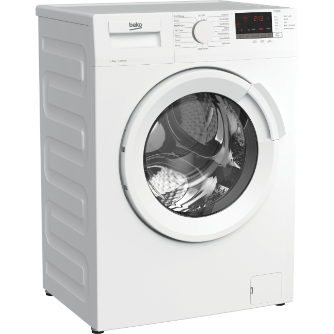 Beko 9kg 1400 Spin Washing Machine in White | WTL94151W - Image 3 Beko 9kg 1400 Spin Washing Machine in White | WTL94151W - Image 3