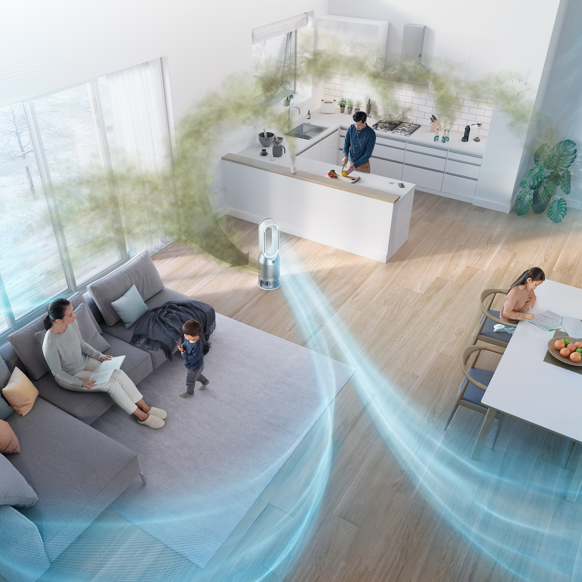 Dyson Purify Humidify + Cool Auto React PH3A | 419915-01 - Image 12