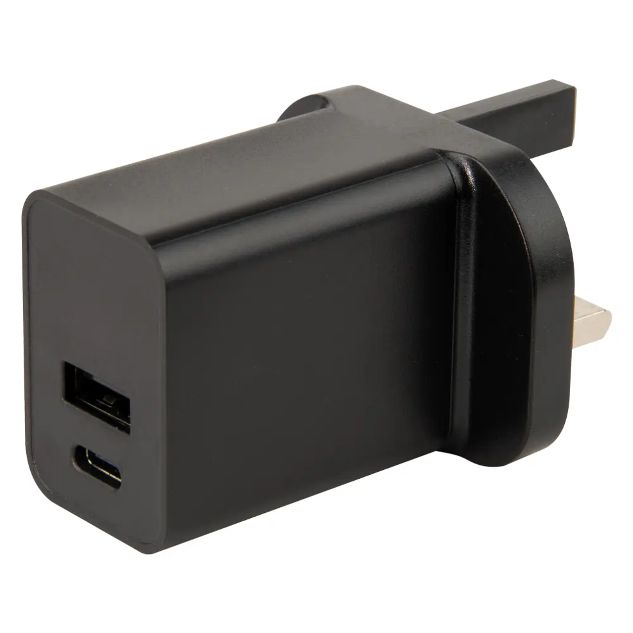 SLX Fastcharge Twin USBC & USBA Charger - Black | 76819PI SLX Fastcharge Twin USBC & USBA Charger - Black | 76819PI