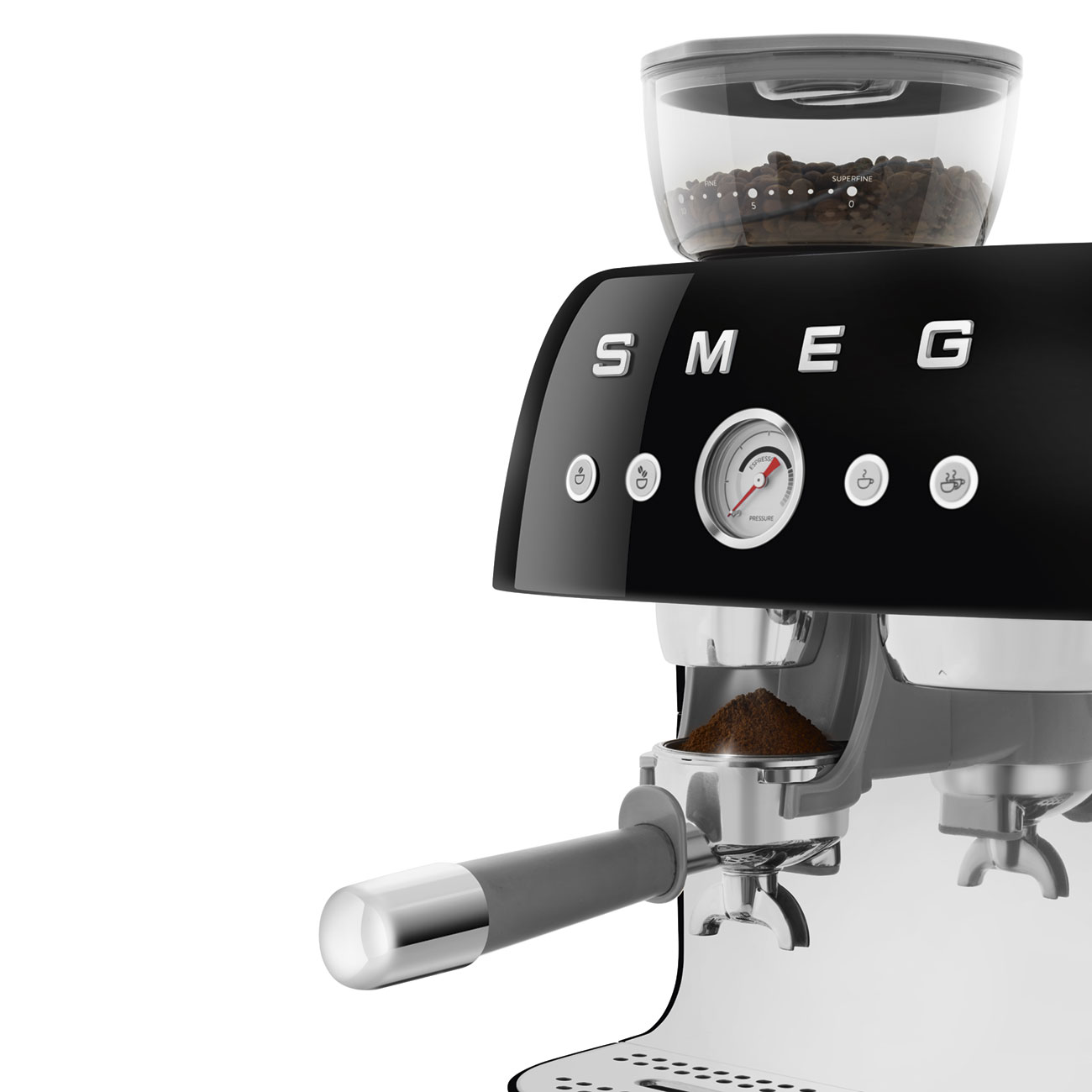 Smeg Espresso Bean To Cup Coffee Machine - Black | EGF03BLUK - Image 4
