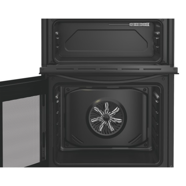 Indesit Electric Freestanding Double Cooker 60cm - Black | IDE6VMB - Image 3