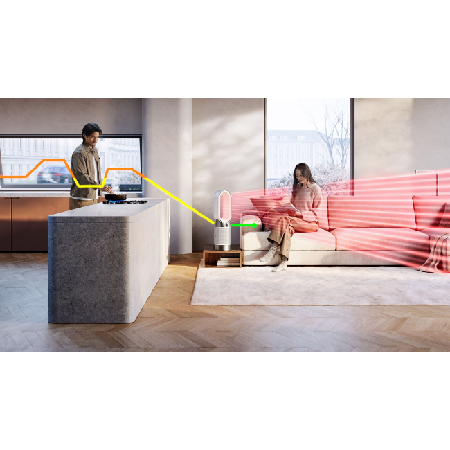 Dyson Purifier Hot+Cool HP1 - White | 544837-01 - Image 3