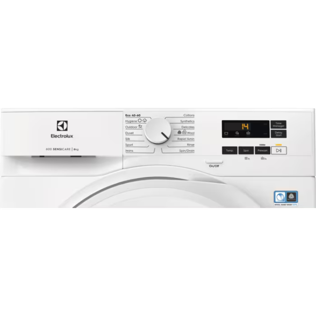 Electrolux 600 SensiCare 8kg Washing Machine - White | EFI61841B - Image 2