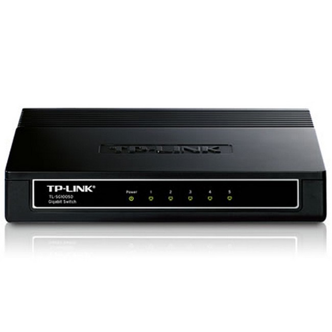 TP Link 5-Port Gigabit Desktop Switch SG1005D TP Link 5-Port Gigabit Desktop Switch SG1005D