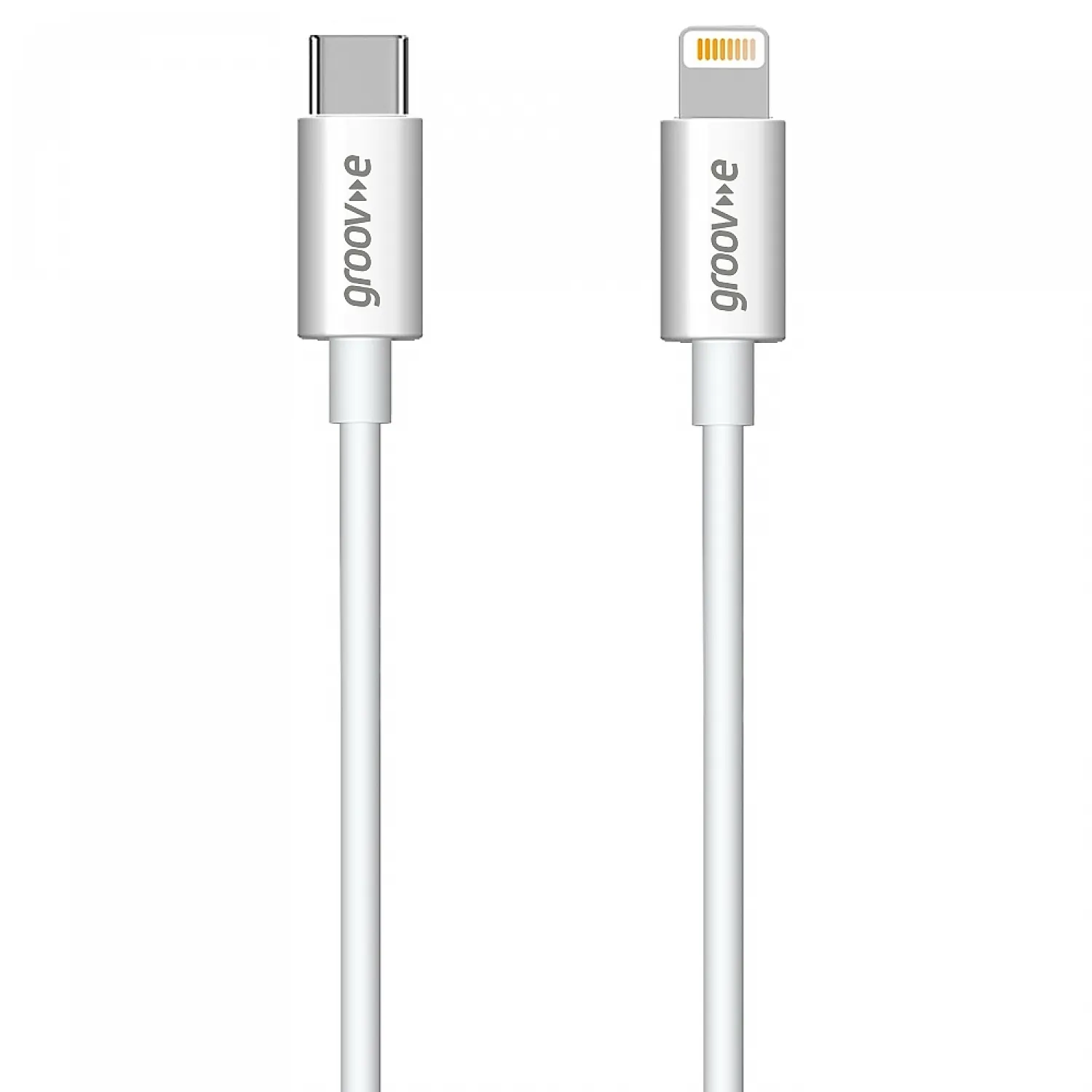 Groove Lightning To USB-C Charging Cable 1M | GVMA046WE Groove Lightning To USB-C Charging Cable 1M | GVMA046WE