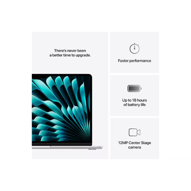 13" MacBook Air 16gb/256gb - Silver | MW0W3B-A - Image 4