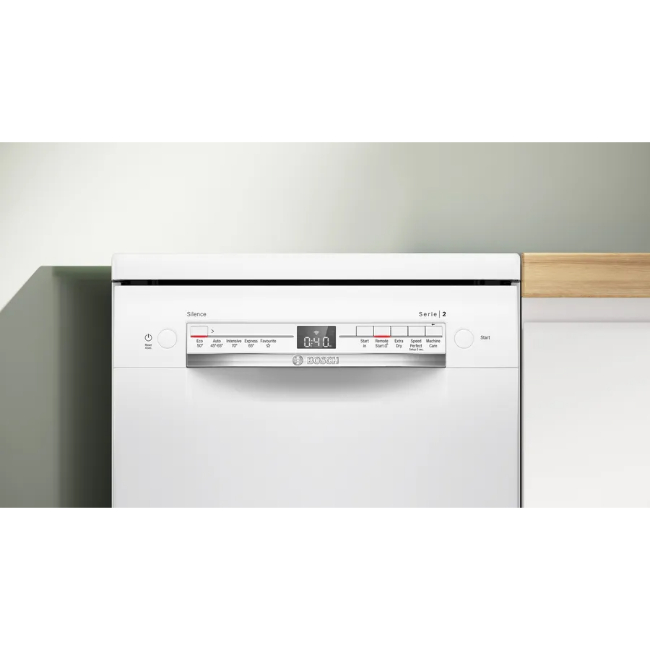 Bosch Series 2 Free-Standing Slim Dishwasher - White | SPS2IKW01G - Image 2