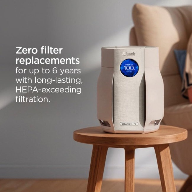 Shark BreatheClear Compact Pro Smart Air Purifier | Dove | HP062UK - Image 10