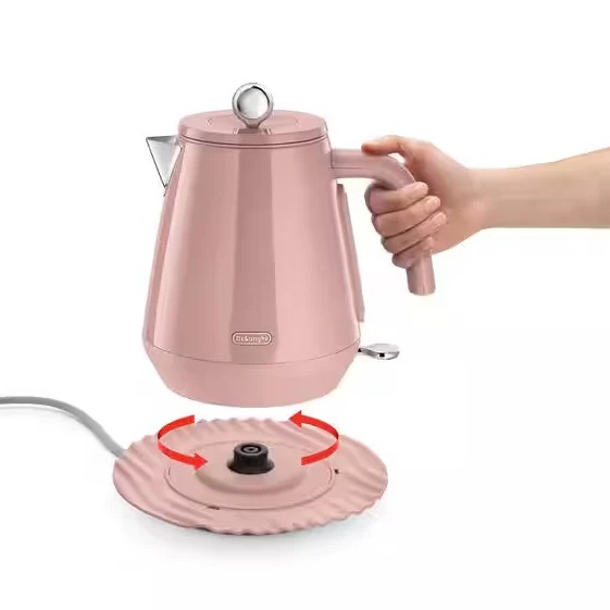 Delonghi Eclettica Kettle - Pink | KBY3001.PK - Image 3