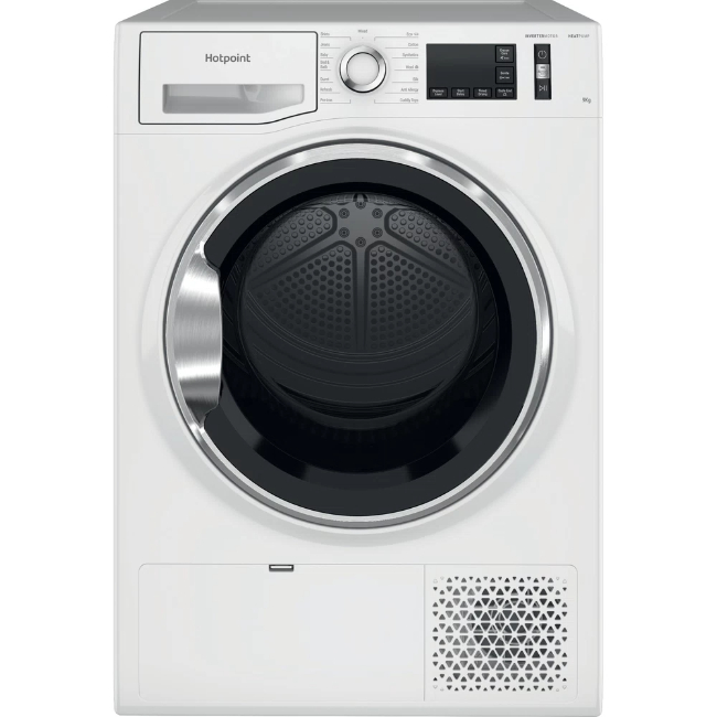 Hotpoint Free-standing Heat Pump 9KG Tumble Dryer - White | NTM1192XBUK Hotpoint Free-standing Heat Pump 9KG Tumble Dryer - White | NTM1192XBUK