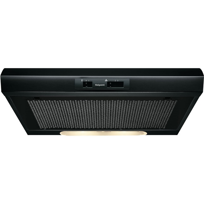 Hotpoint Integrated Cooker Hood - Black  | PSLMO 65F LS K Hotpoint Integrated Cooker Hood - Black  | PSLMO 65F LS K