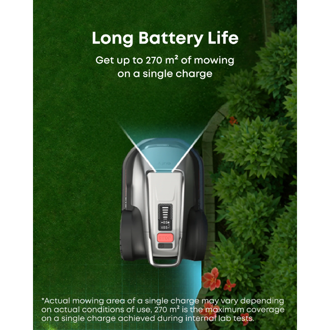 Eufy E18 Robot Lawn Mower - Grey and Black | T28012A1 - Image 6