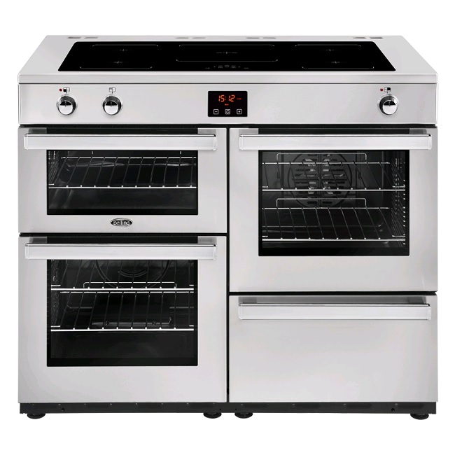 Belling Cookcentre 110cm Electric Induction Range Cooker 110EI - Stainless Steel Belling Cookcentre 110cm Electric Induction Range Cooker 110EI - Stainless Steel
