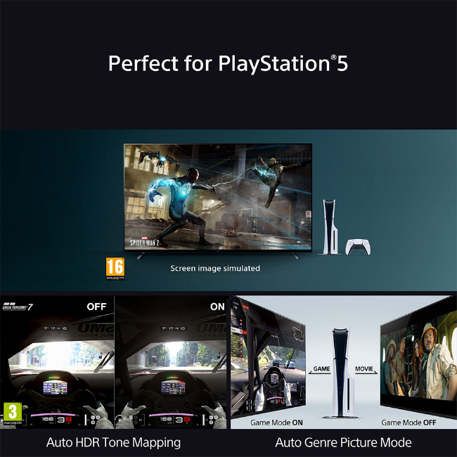 Sony Bravia 55" 4K UHD Smart TV - Black | K55XR70PU - Image 20 Sony Bravia 55" 4K UHD Smart TV - Black | K55XR70PU - Image 20