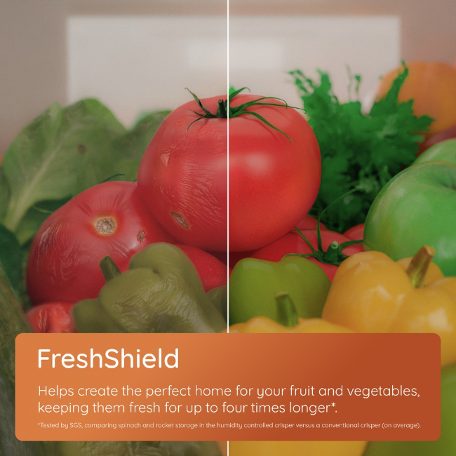 Hotpoint Dual No Frost 70/30 Fridge Freezer - Titanium Inox | HPK26493XP5UK - Image 12