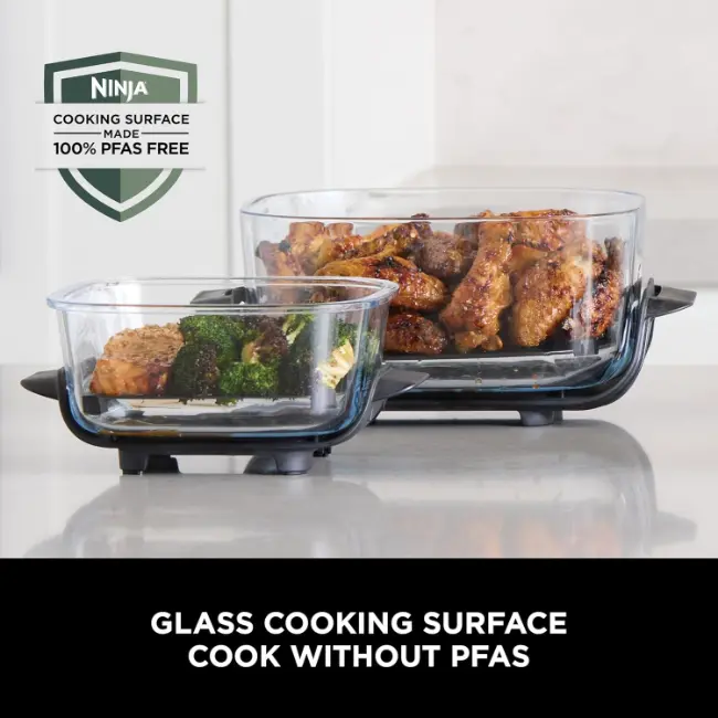 Ninja CRISPi 4-in-1 Portable Glass Air Fryer | Sage | FN101UKSG - Image 6