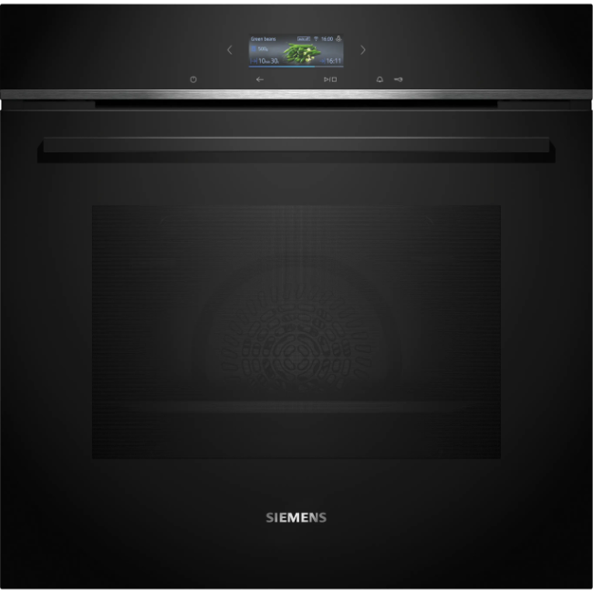 Siemens IQ700 Built-In Single Oven - Black | HB772G1B1B - Image 1