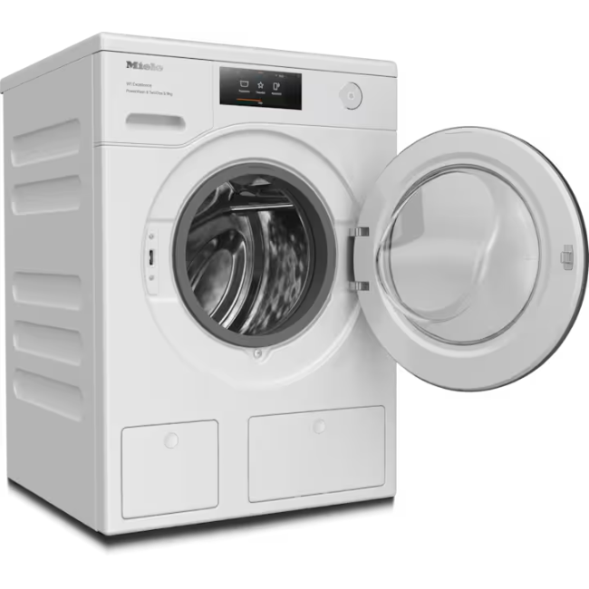 Miele W1 Front-Loader Washing Machine 9kg 1600sp - Lotus White | WER865 - Image 2
