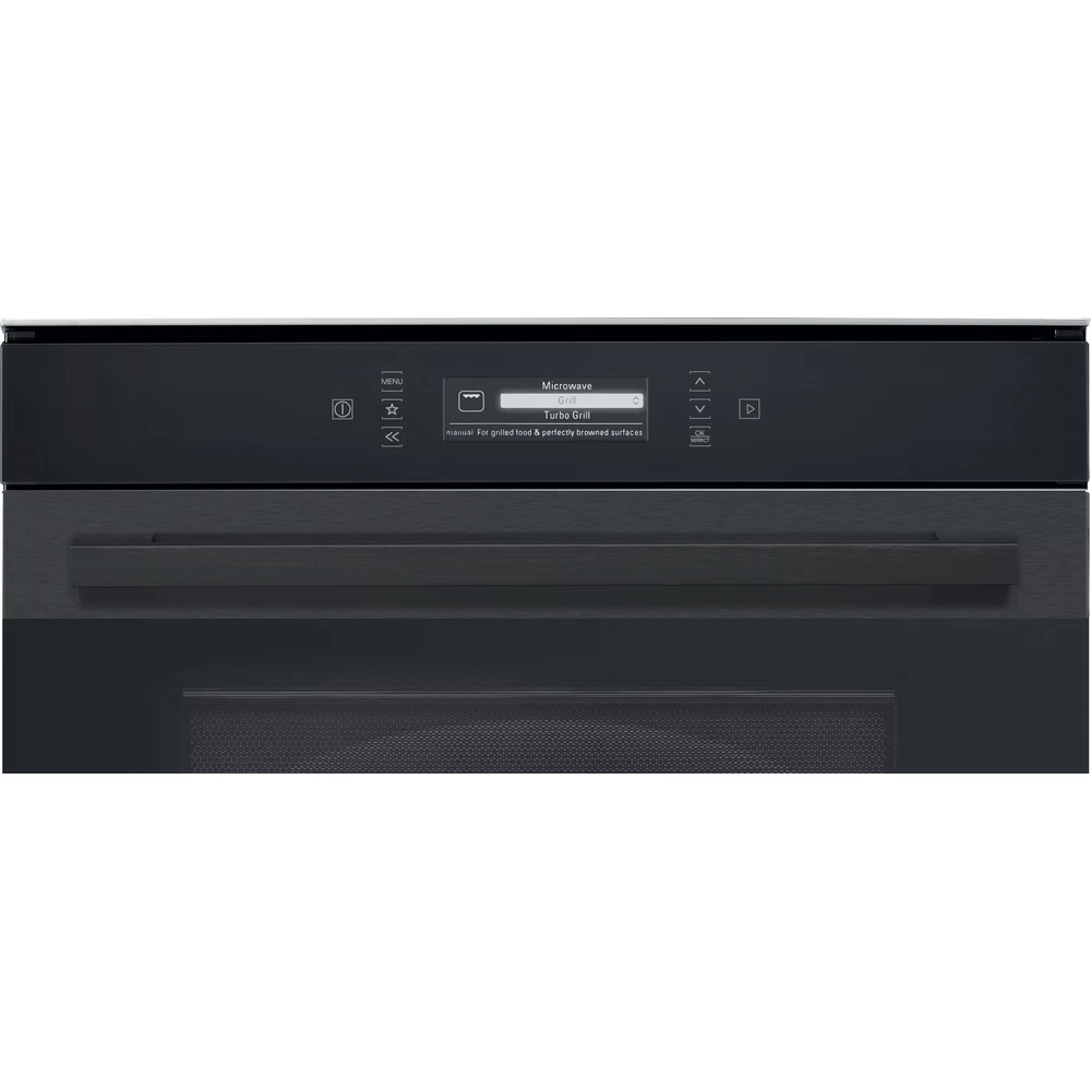 Hotpoint Built-in Microwave Combi Oven - Black Steel | MP996BMH - Image 2