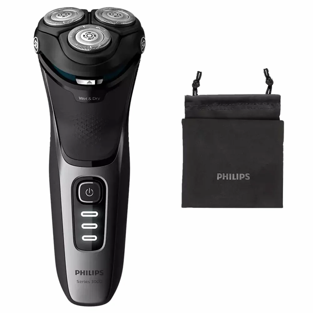 Philips Wet Or Dry Electric Shaver Series 3000 - Black | S3231-52 - Image 8