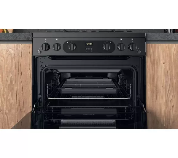 Hotpoint LPG Gas Cooker 60cm - Black | HDM67GOCMBLPG - Image 10 Hotpoint LPG Gas Cooker 60cm - Black | HDM67GOCMBLPG - Image 10