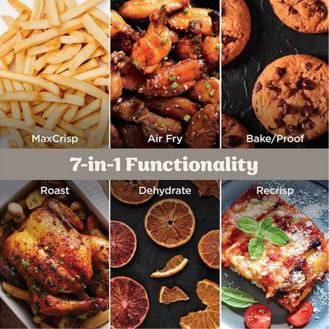 Ninja Crispi Pro 7 in 1 Glass Air Fryer - Bone | AS101UKLG - Image 8