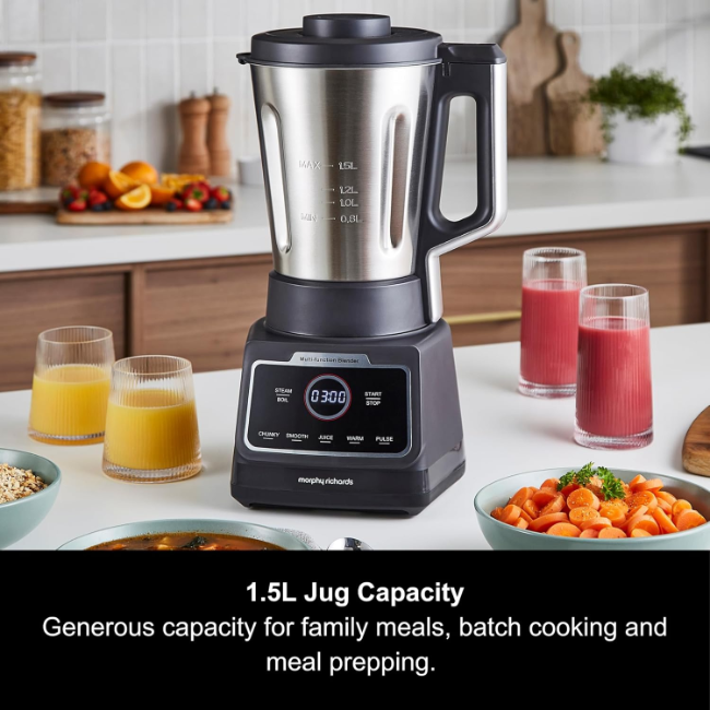 Morphy Richards 1.5L MixFlex Multifunction 6-in-1 Blender & Soup Maker | 403066 - Image 2
