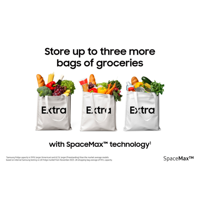 Samsung 640L Bespoke AI Series 6 Side-by-Side Fridge Freezer with SpaceMax™ - Black | RS70F64KEFEU - Image 5